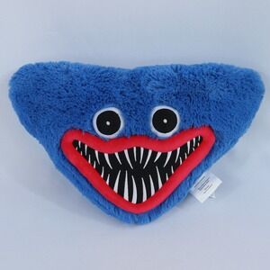 Poppy Playtime Huggy Wuggy Face Head‎ Fuzzy Plush Pillow Mob 2021
